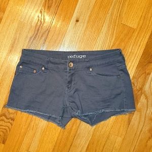 Charolette Russe Refugee Grey Shorts